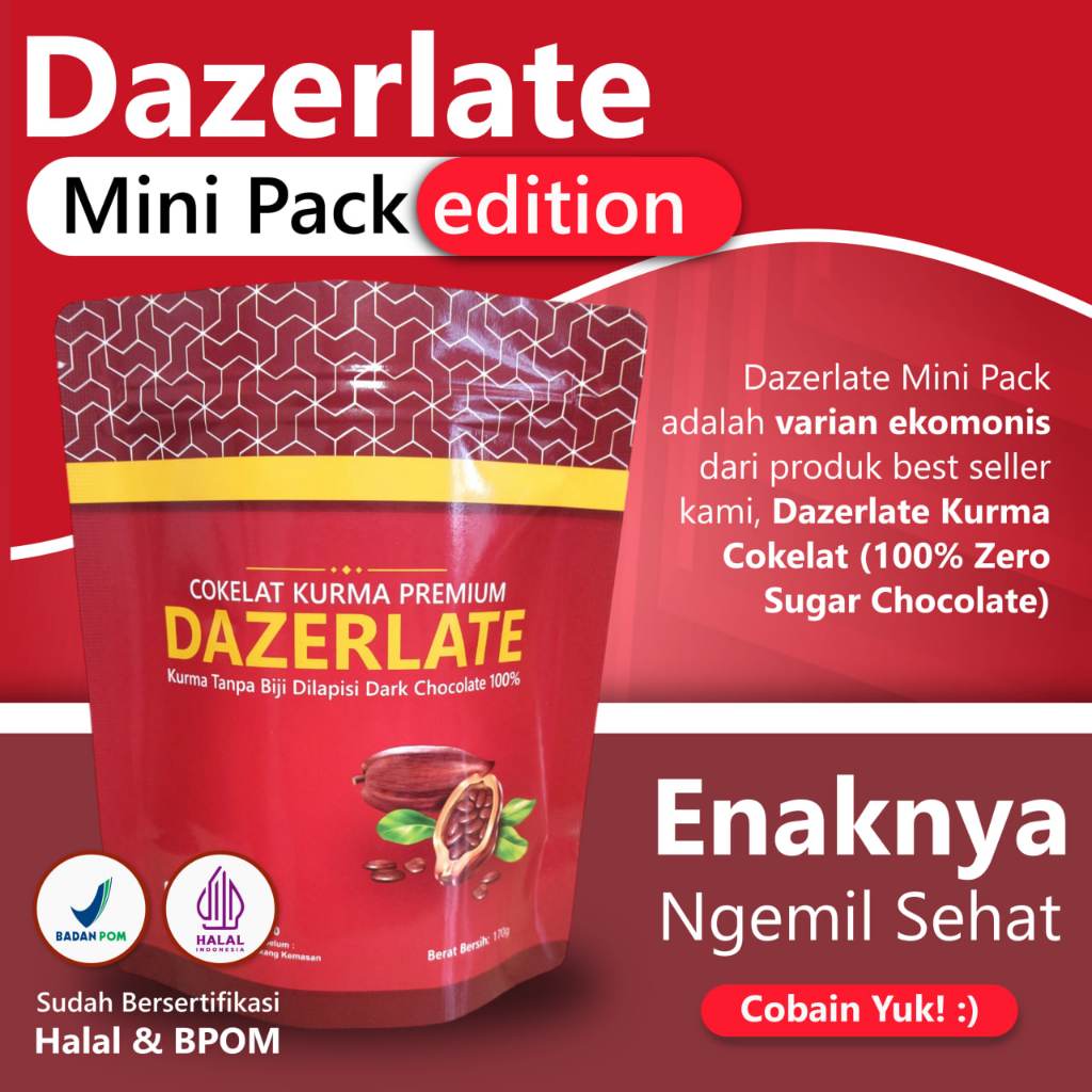 

Kurma Cokelat Zero Sugar - Mini Pack Edition