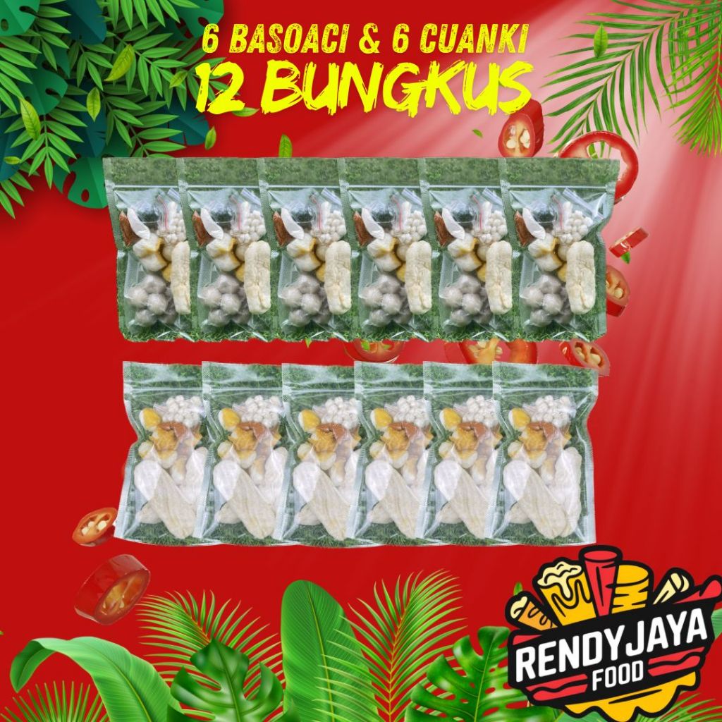 

Paket Mix 12 Bungkus Baso Aci Instan Pedas HomeMade Murah Khas Bandung