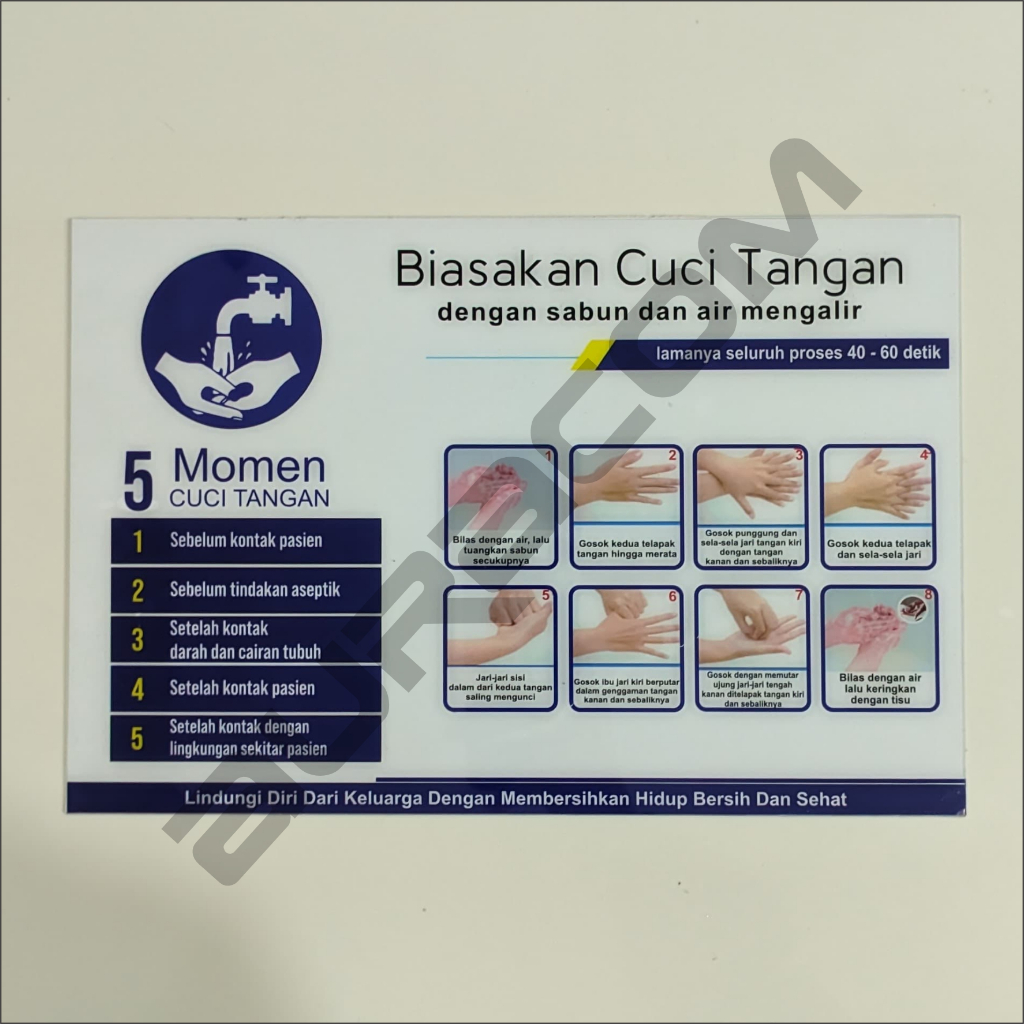 

AKRILIK & STIKER VINYL TATA CARA MENCUCI TANGAN