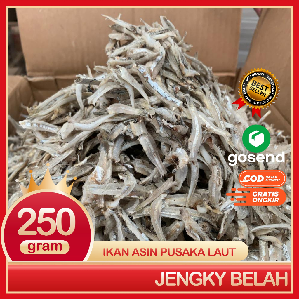 

Ikan Teri Jengky Belah Ikan Asin Teri Jengky Super Bersih Dan Segar 250 gram