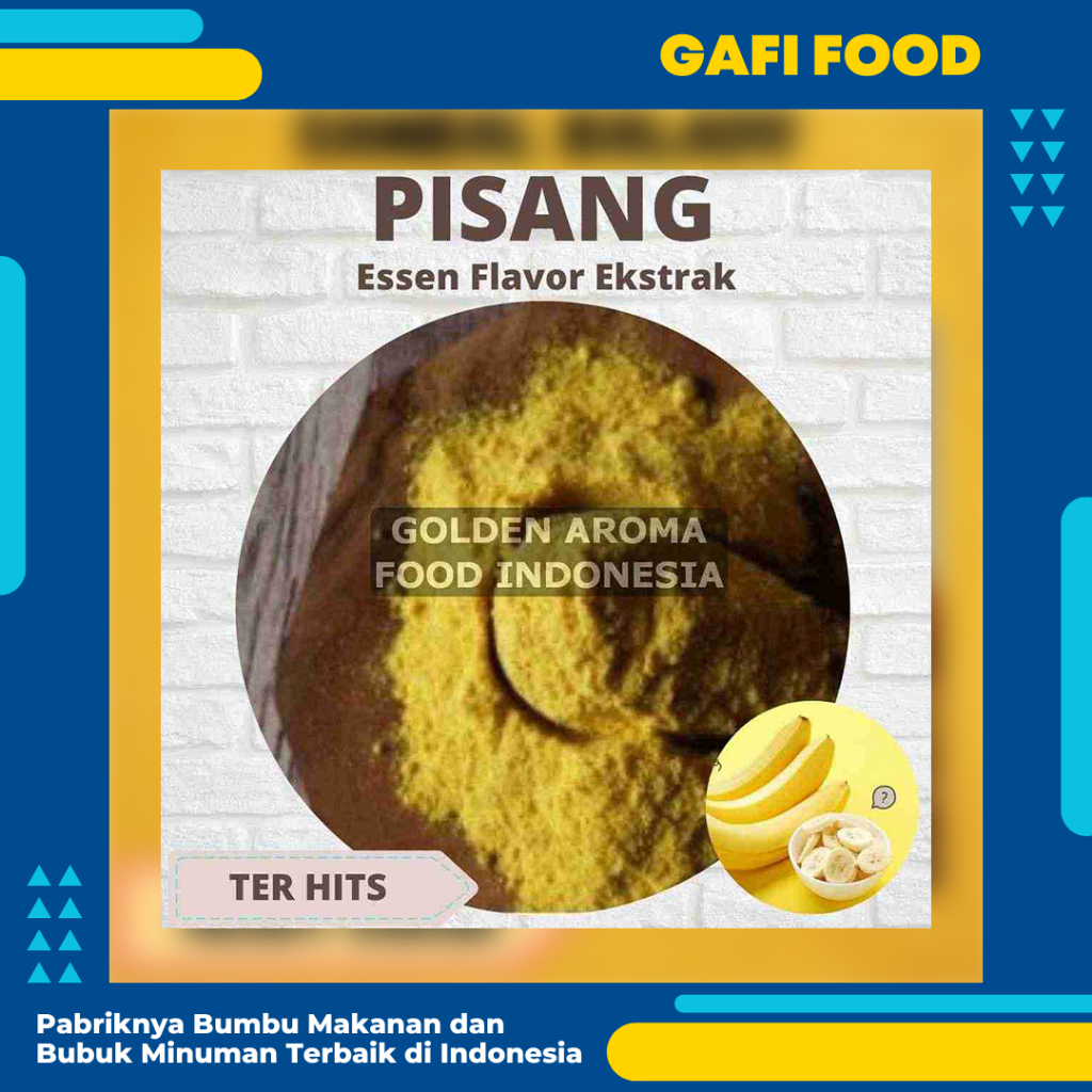 

Bubuk Essence Pisang Pure 1/2 Kg Flavor Essen Ekstrak Banana Murni HALAL FOOD GRADE