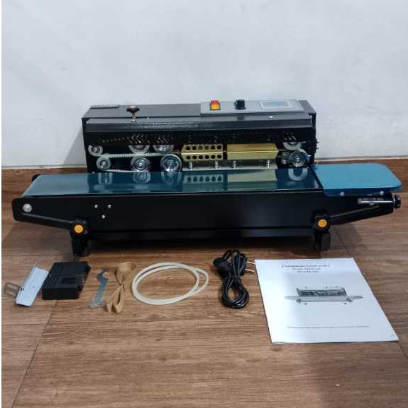 OSSEL Mesin Band Sealer Horizontal Continuous Sealer Plastik Kemasan OS-DBF-900 OSSEL