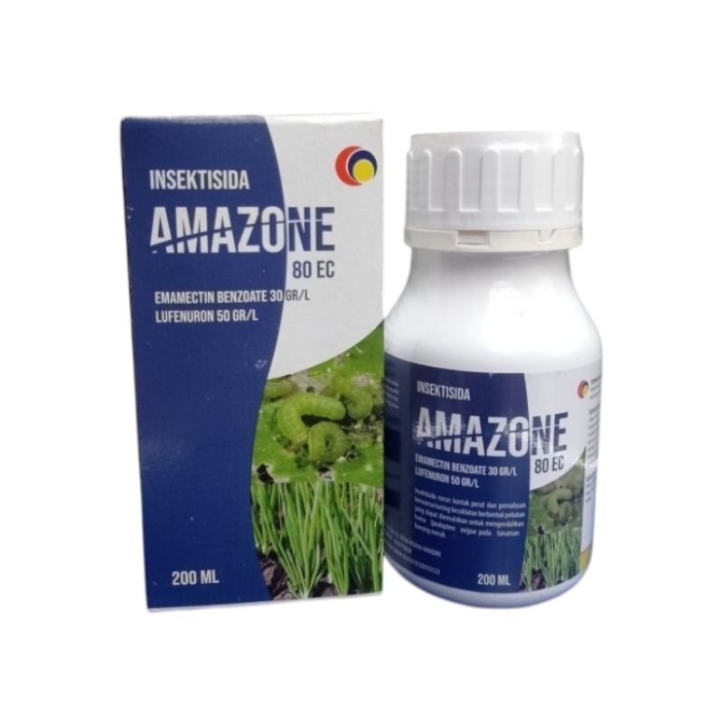 INSEKTISIDA AMAZONE 80 EC 200 ML. Bahan aktif Emamektin benzoat 30gr/l. Lufenuron 50gr