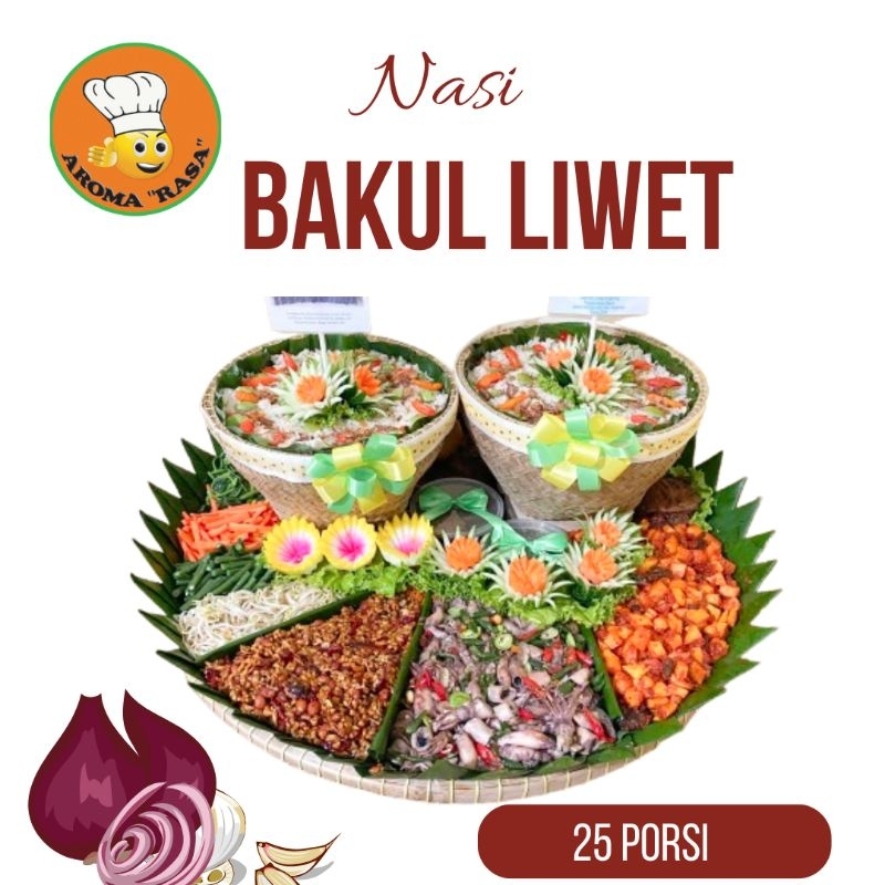 

Bakul liwet/Nasi Liwet/Bakul Nasi liwet/Bakul sunda 25 porsi