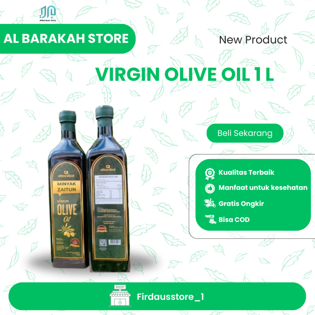 Minyak Zaitun Virgin olive oil 1 Liter