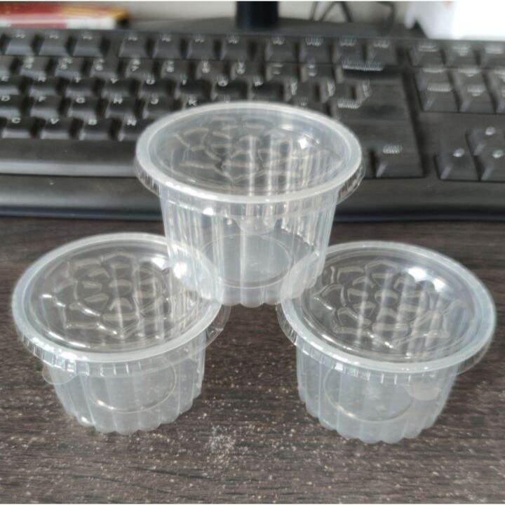 HOK Cup Jelly Gelas Ager + Tutup Cup Puding 120ml [50pcs]