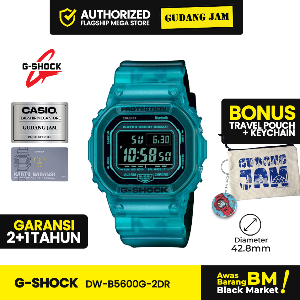 Jam Tangan G-Shock DW-B5600G-2DR DW-B5600G DW-B5600 DWB5600G DW B5600G