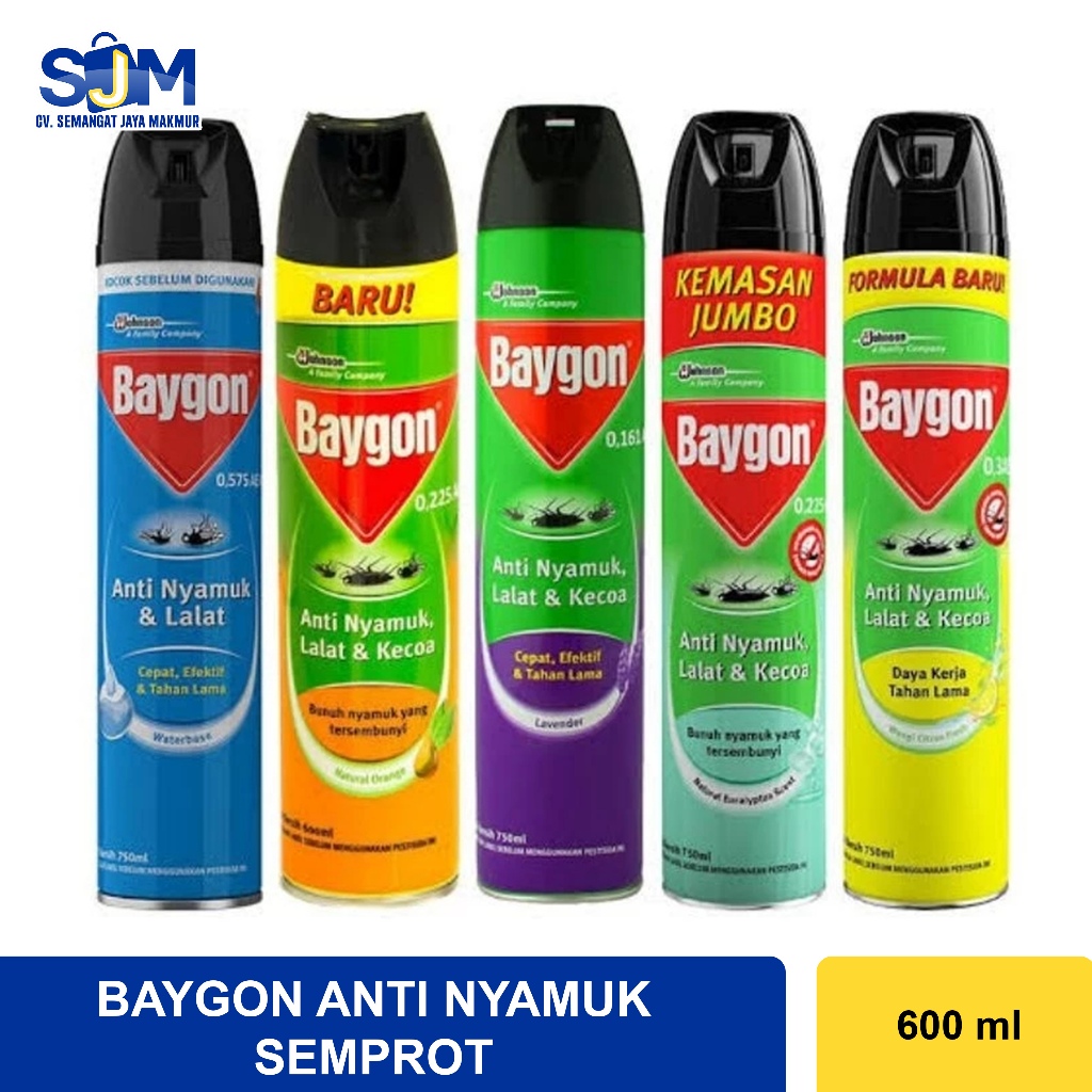 BAYGON OBAT NYAMUK SEMPROT 600ML