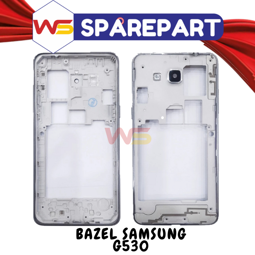 BEZZEL TULANG TENGAH BAZEL SAMSUNG G530/GRAND PRIME - ORIGINAL FULLSET