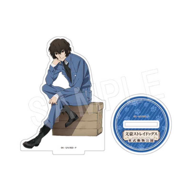 (CEK DESKRIPSI) standee tobu zoo dazai bsd osamu bungo stray dogs
