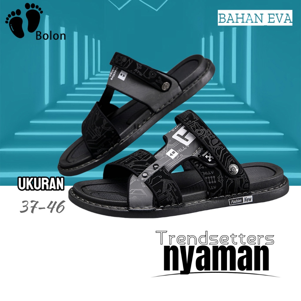 Bolon Sandal Pria Sandal Malas Pria Sandal Kasual Sandal Gunung