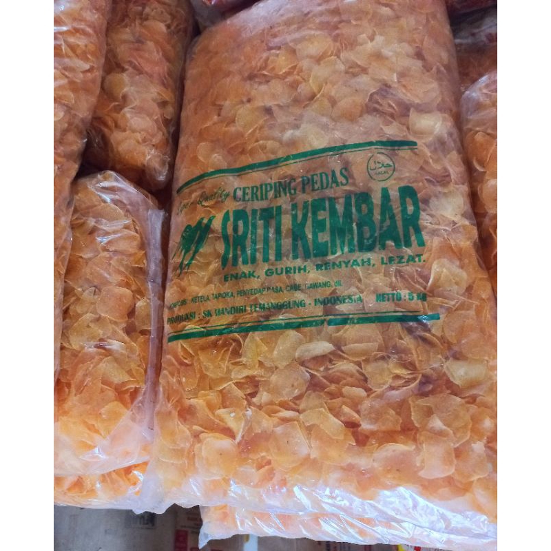 

pikda sriti kembar ceriping pedas 5kg