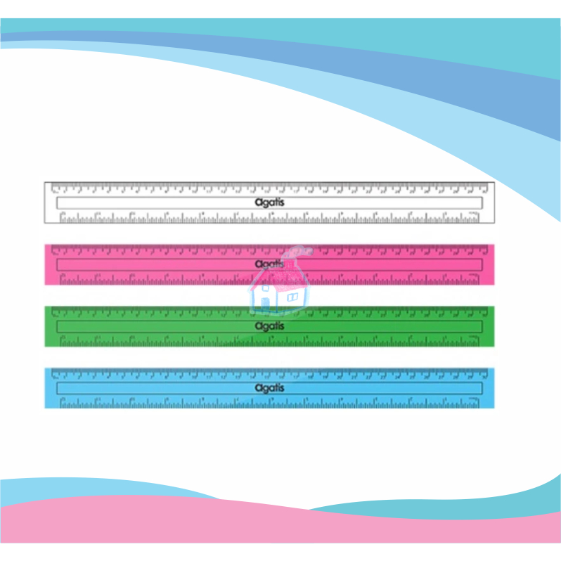 

(1 Pcs) Garisan 30 Cm Agatis | sikiki store