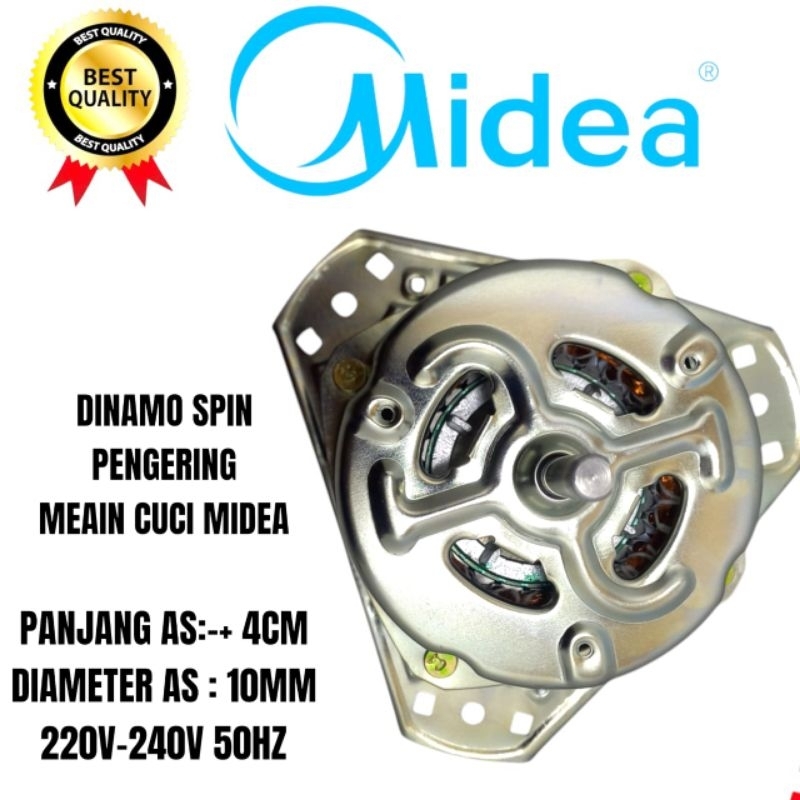 Dinamo spin midea MTD85 pengering mesin cuci midea 2 tabung