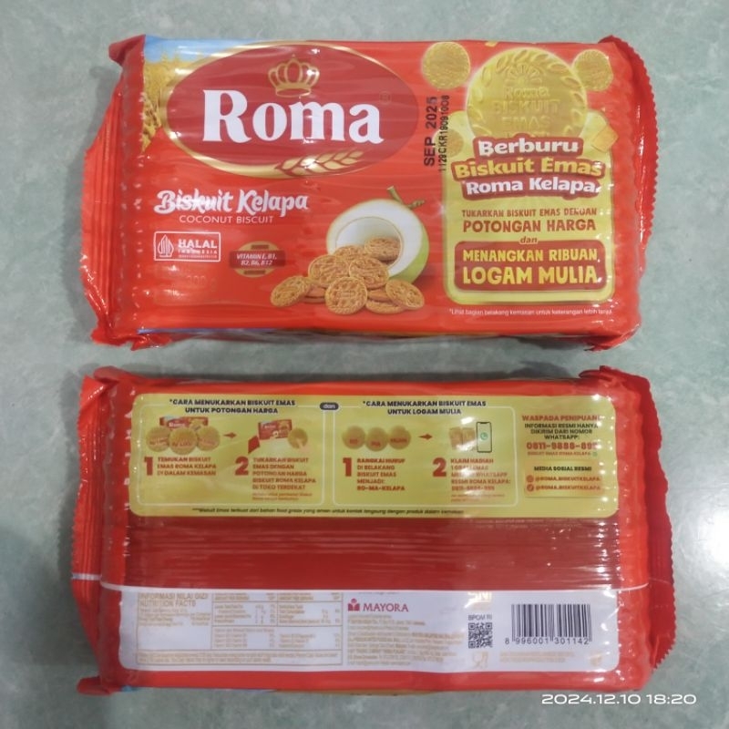 

Roma Biskuit Kelapa Coconut biscuits 300g