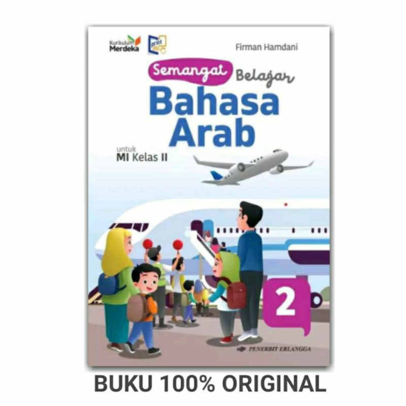 Bahasa Arab Kelas 2 MI Kurikulum Merdeka Erlangga Original