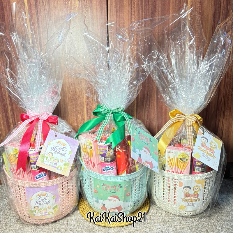 

Parcel Natal/Parcel Lebaran/Parcel Hari Guru/Parcel Ultah (FREE KARTU & STICKER UCAPAN)