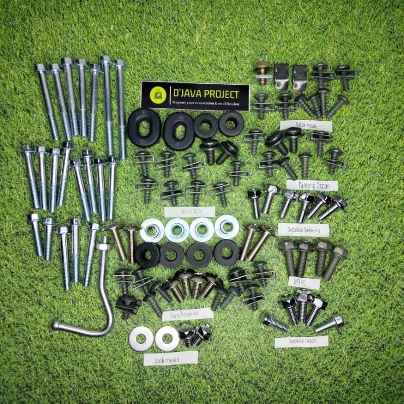 baut lengkap Vega R New / baut body Vega R New / baut full body Yamaha Vega R New