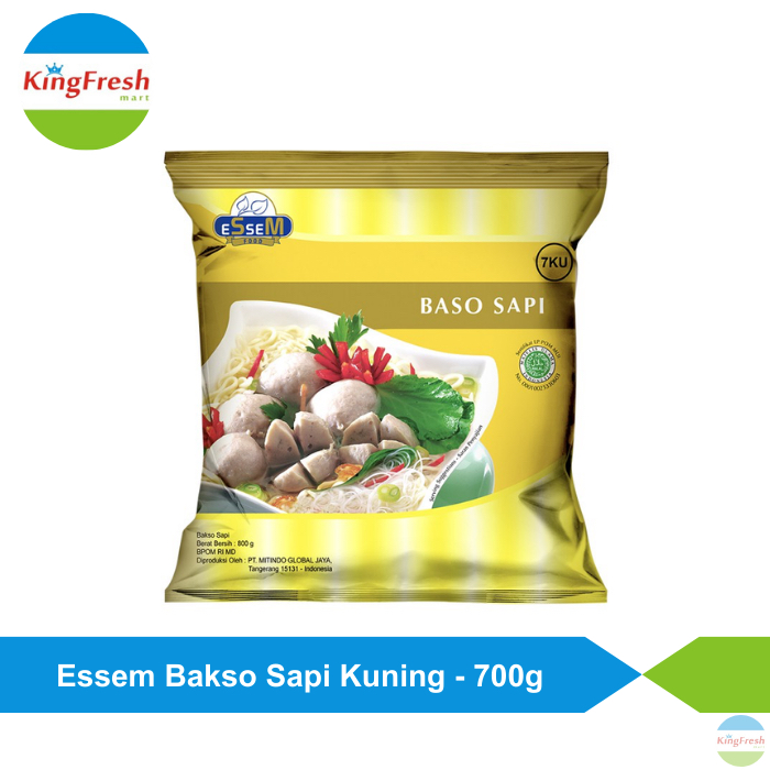 

Essem Baso Sapi Kuning Super 50butir/800gram