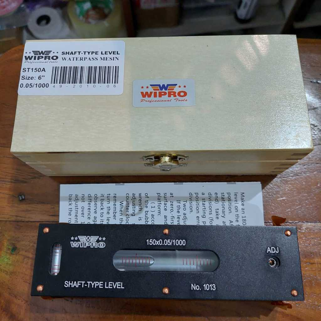 Wipro Shaft-Type Level / WATERPASS MESIN