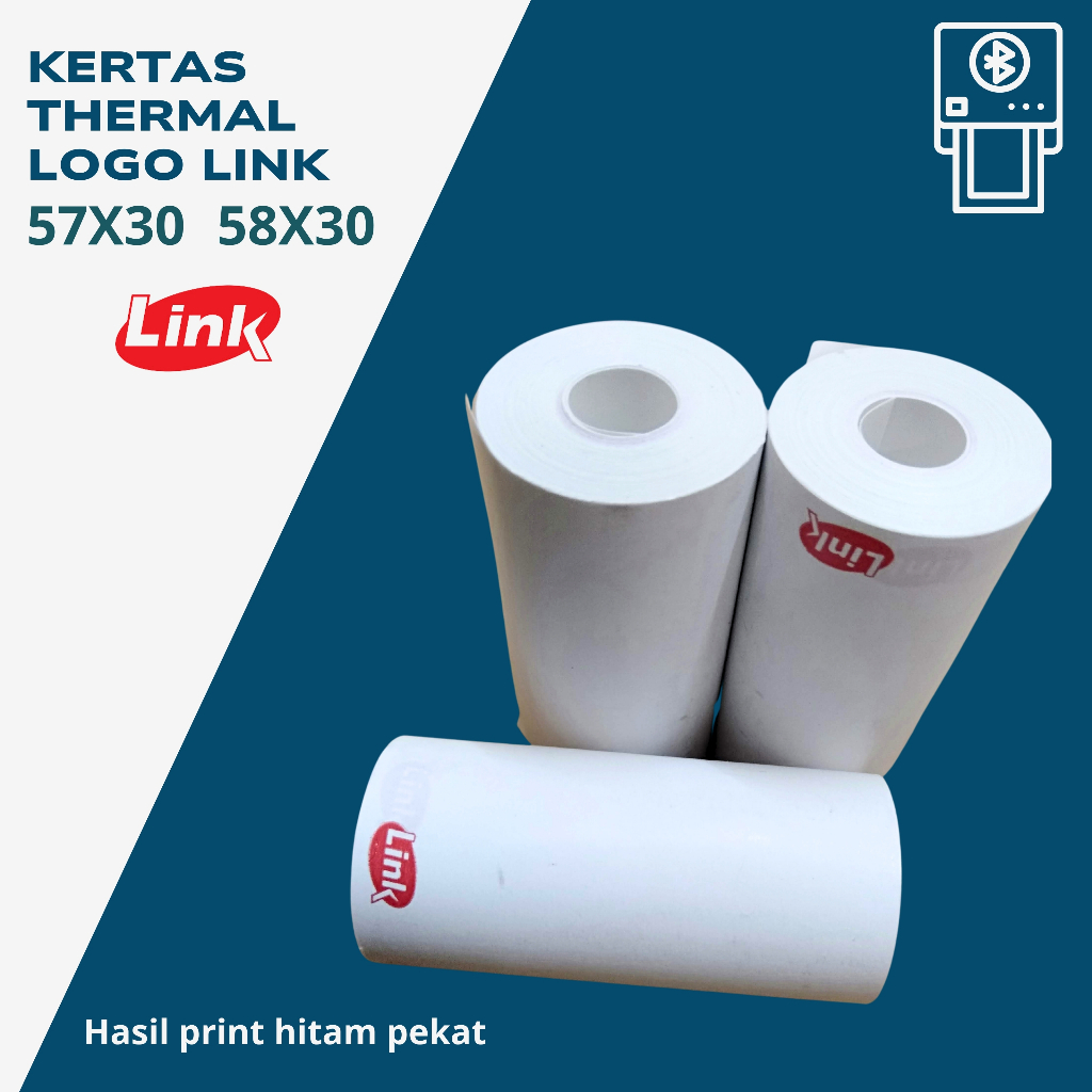 

KERTAS THERMAL EDC LOGO LINK 58X30/57X30