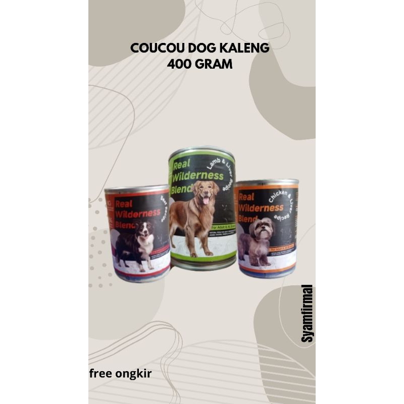 COUCOU DOG KALENG 400 GRAM