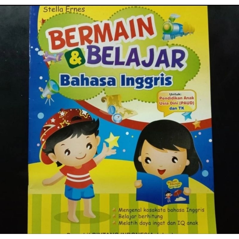Buku Bermain : Belajar Bahasa Inggris Anak TK SD Bergambar
