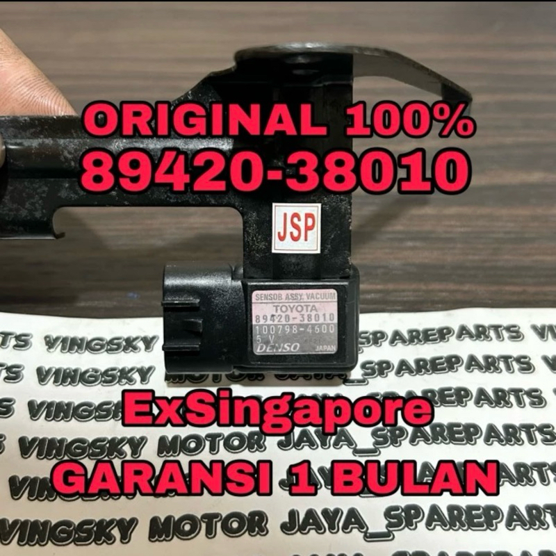 Sensor Assy Vacuum MAP Toyota Kijang EFI 1.8 1.800 89420-38010 Asli