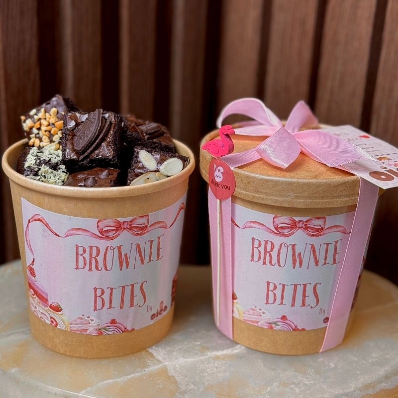 

OICA - Fudgy Brownies Bites / Brownies Bucket Isi 12