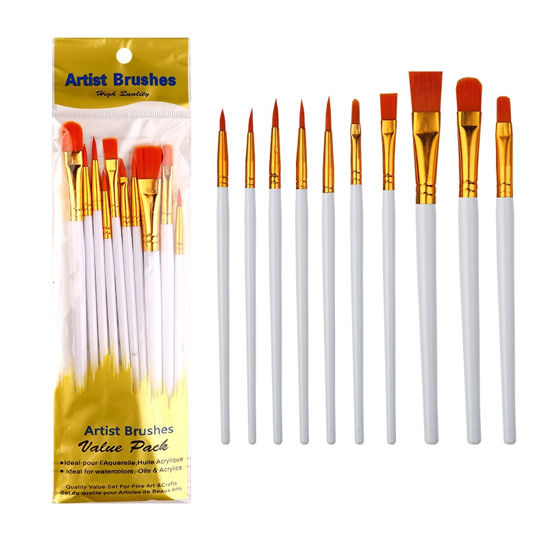 

Kuas Multifungsi NYLON HALUS isi 10 / Artist BrushesArtist Brushes Value Pack