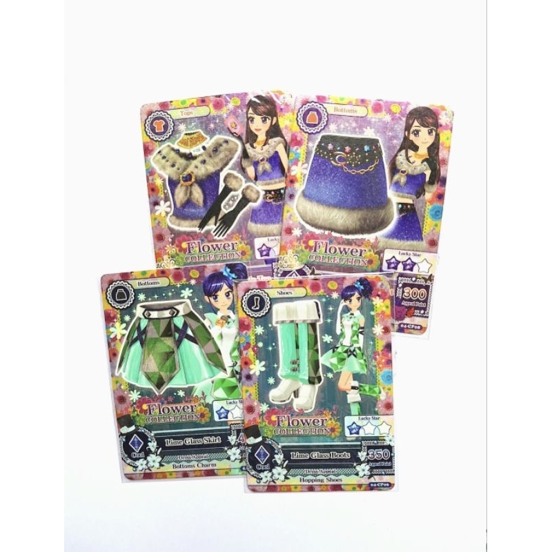 Aikatsu card official flower collection cp campaign ran aoi