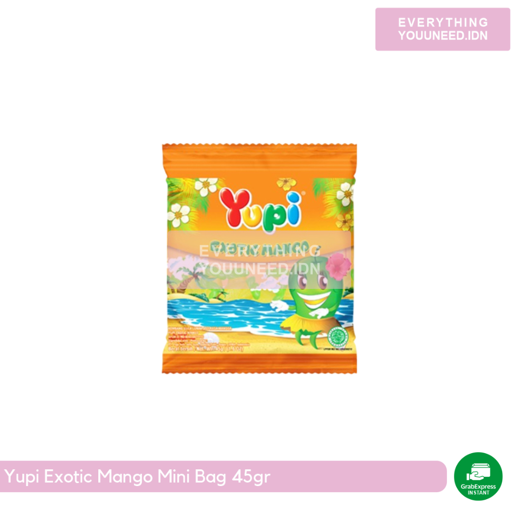 

Yupi Exotic Mango Mini Bag 45gr