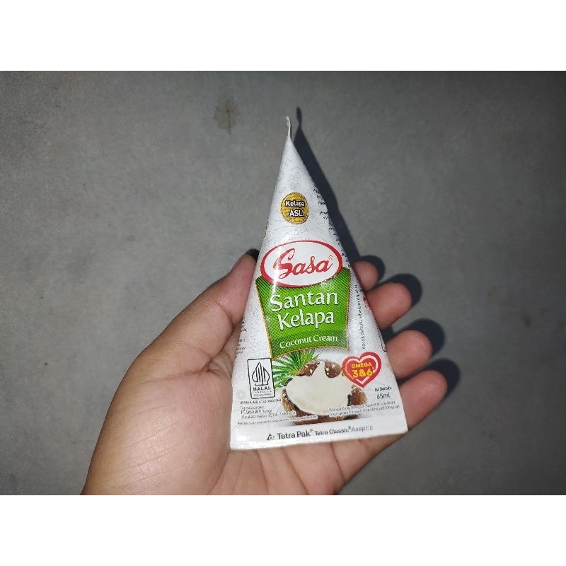 

sasa santan kelapa coconut cream santan instan 65ml