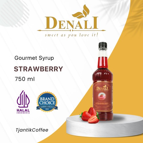 

Denali Sirup Strawberry 750ml | Denali Syrup Strawberry | Denali Syrup all Variant (SIRUP MURAH)