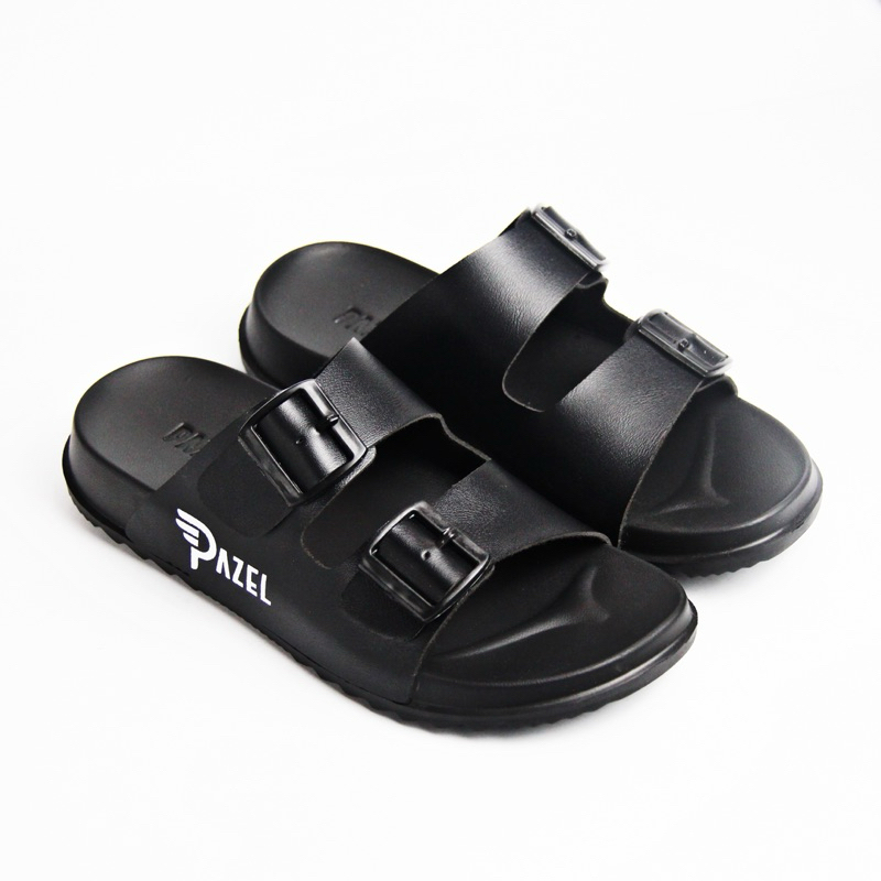 -Sandal selop pria-sandal hitam-sandal pria kekinian-sandal pria kekinian