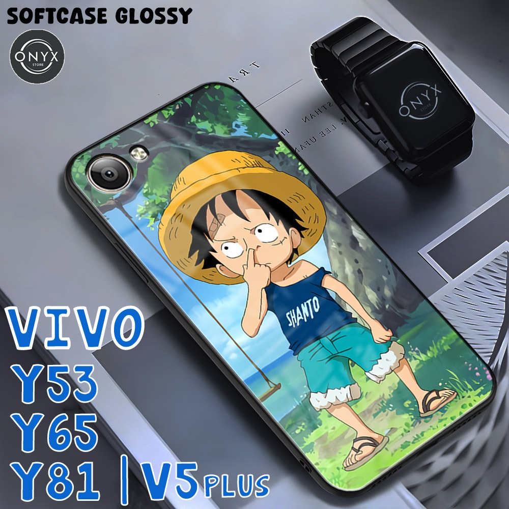 [AA04] Softcase VIVO Y53 | Y65 | Y81 | V5 PLUS | LUFFY | Kesing Vivo Murah | Case Kilau Glossy Vivo 