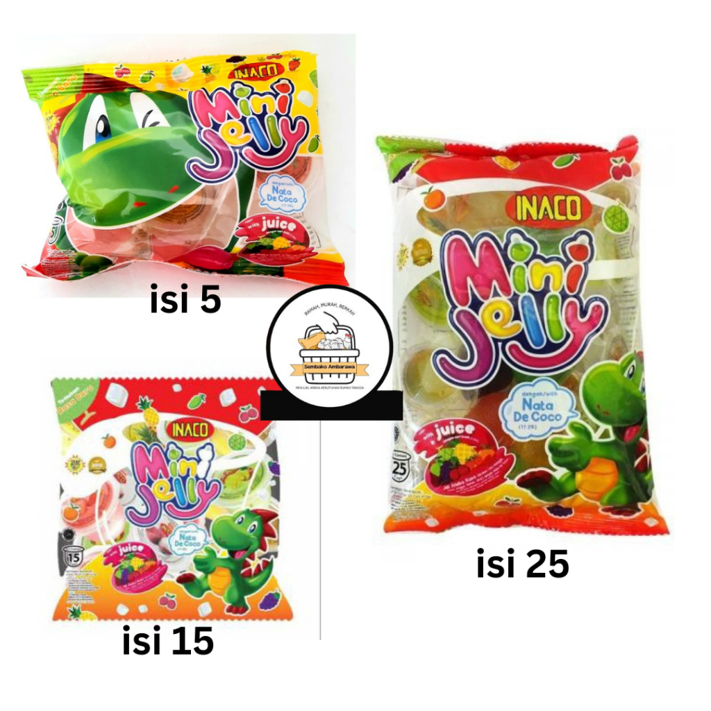 

[ECER] INACO mini jelly minijelly juice kemasan isi 5 isi 15 isi 25 nata de coco