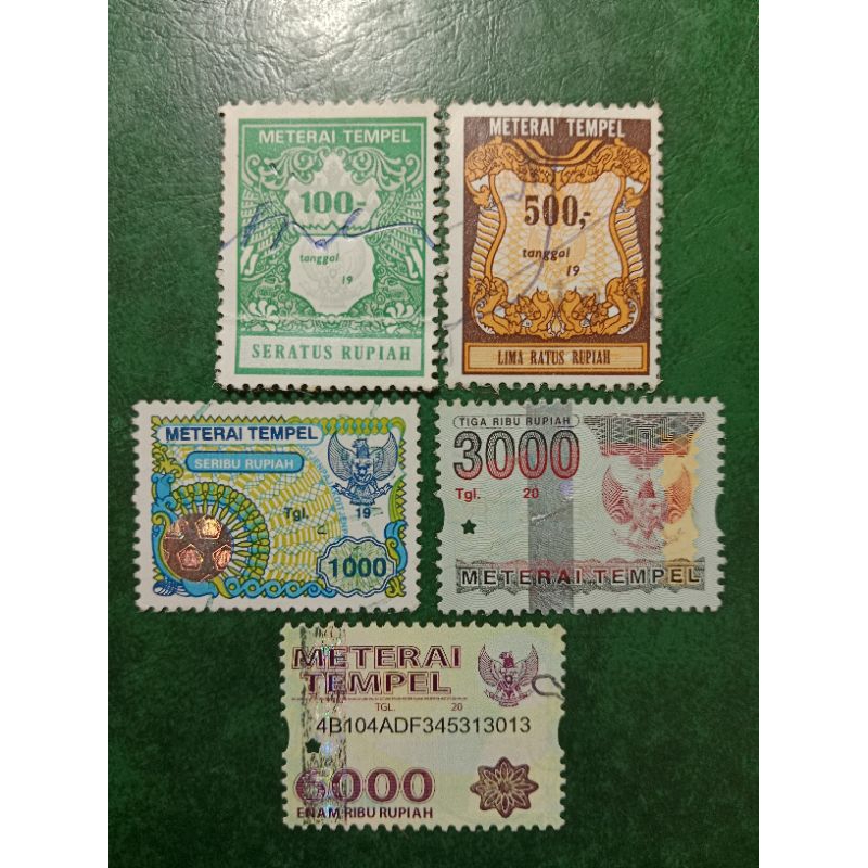 

Lima Pcs Campur ( 100-500-1000-3000-6000) Indonesia USED