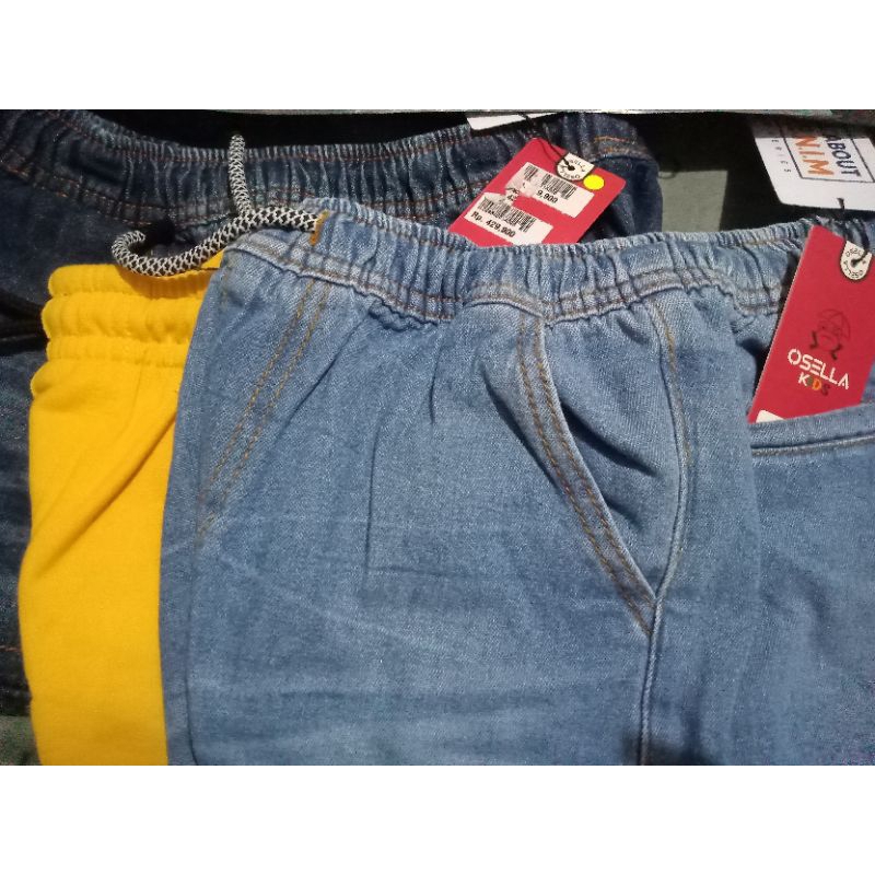 ori OSELLA KIDS short jeans buy 1 get 1 (free 1 short pants disney)