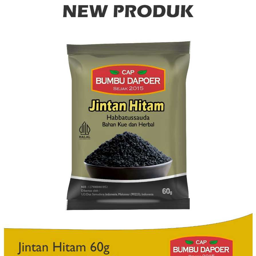 

jintan hitam habbatussauda cap bumbu dapoer
