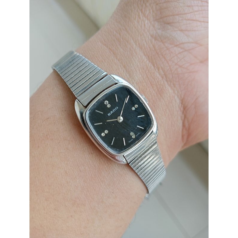 jam rado manual wind original wanita swissmade