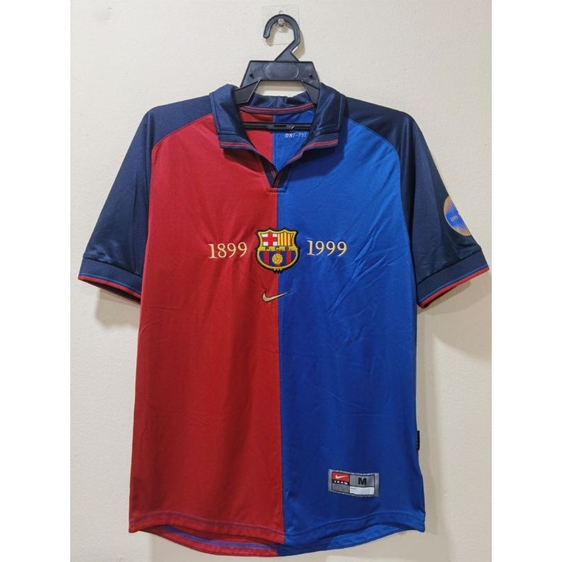 JERSEY BARCELONA HOME RETRO CENTENARY 1999/2000 GRADE ORI THAILAND