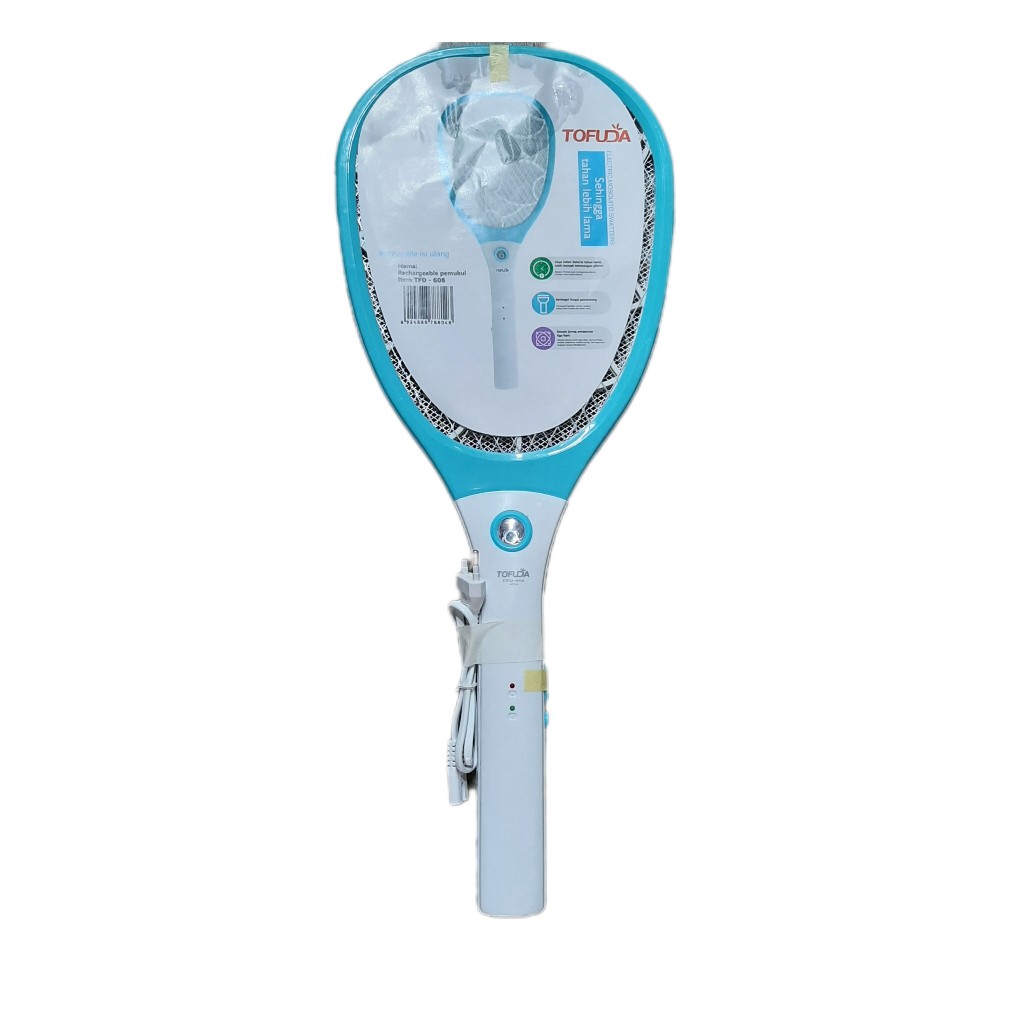 Raket Nyamuk TOFUDA 606 Rechargerable LED RAKET NYAMUK CAS / RECHARGEABLE SENTER LED