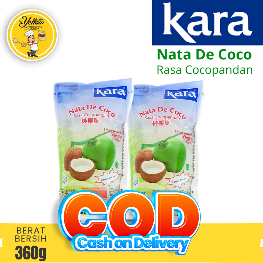 

KARA NATA DE COCO POUCH 360GR / NATA DE COCO RASA COCOPANDAN