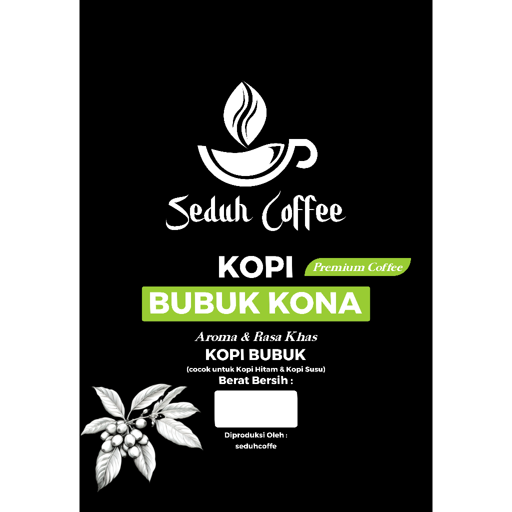 

SEDUH- Bubuk kopi bubuk kona premium 1000gr