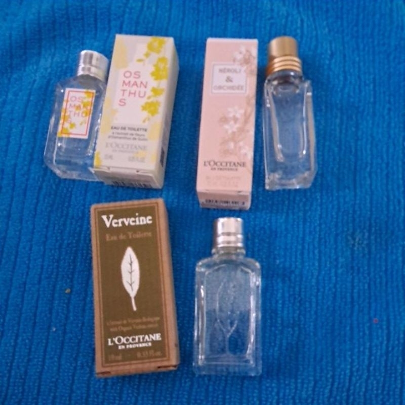 Botol kosong parfum loccitane