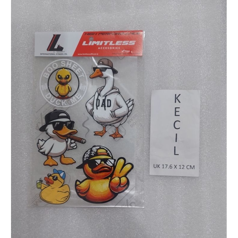 

Stiker Super Clear Boo sheet Duck me