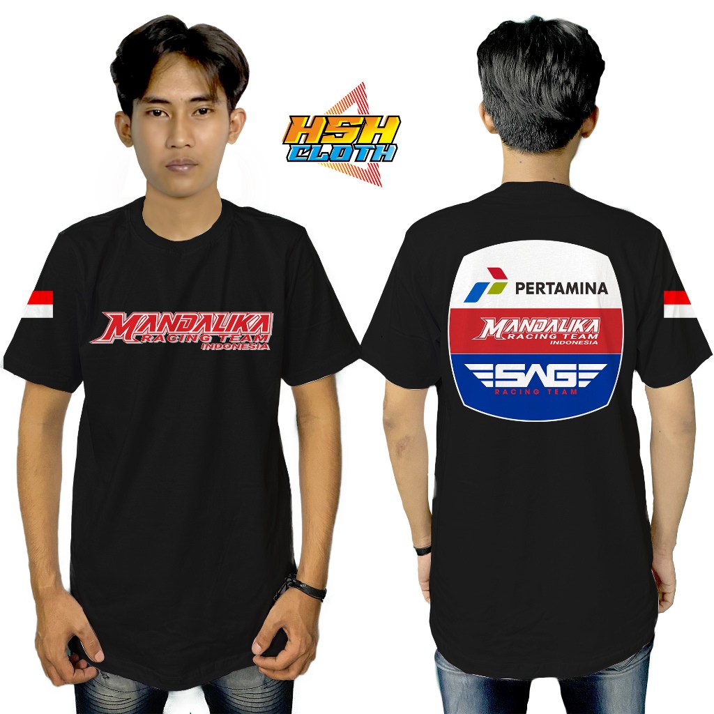 Baju Kaos Distro MRTI Mandalika Pertamina SAG Bisa Custom - HSHCloth