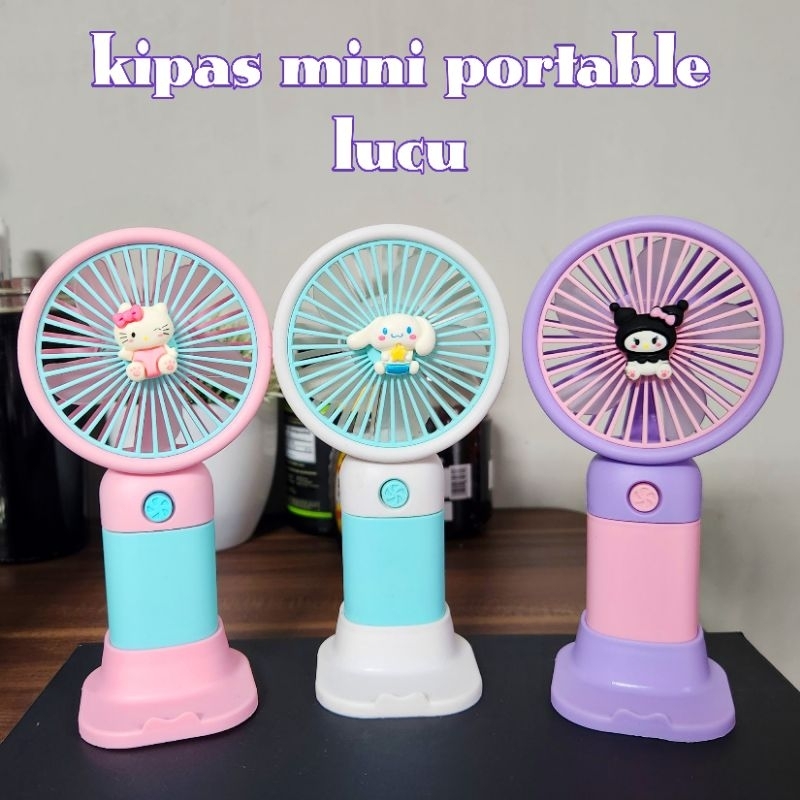 kipas angin portable lucu kipas angin cas mini
