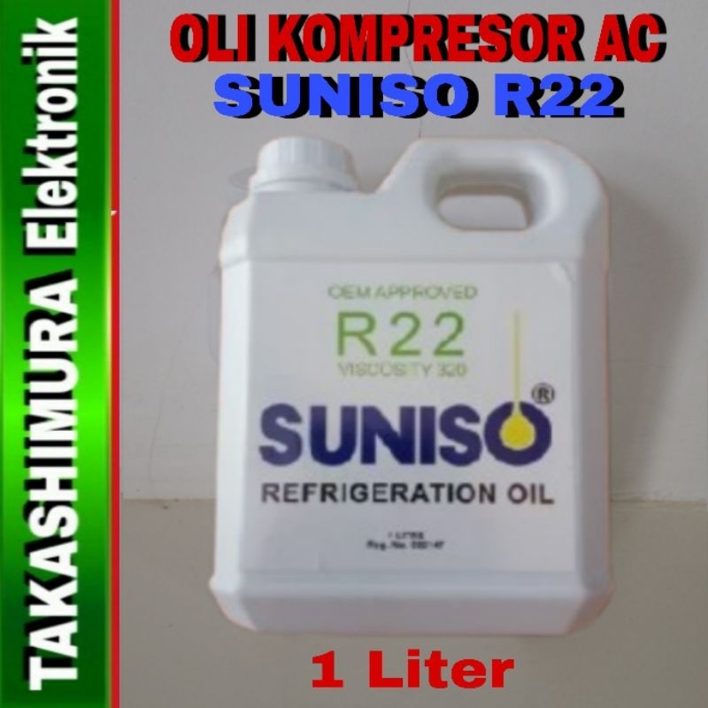 OLI SUNISO R22 KOMPRESOR AC 1Liter Refrigeration Oil